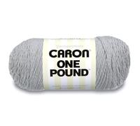 Spinrite Acrylic One Pound Yarn-Soft Grey Mix