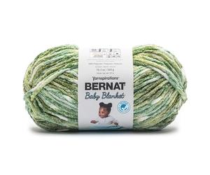 Spinrite Bernat Baby Blanket Big Ball Yarn-Leafy Greens