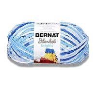 Spinrite Bernat Blanket Brights Big Ball Yarn-Waterslide Variegated, Other, Multicoloured, 14.7 x 14.7 x 28.67 cm, 300g