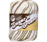 Spinrite Sugar 'N Cream Yarn Ombres, Super Size, Wooded Moss, Acrylic, Multicolour, 8.63x7.62x7.36 cm
