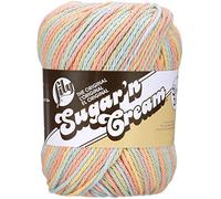 Spinrite Sugar'n Cream Yarn, Ombres Super Size, Buttercream, 10201919222