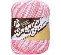 Spinrite Sugar'n Cream Yarn, Ombres Super Size, Strawberry