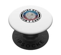 Spiny Hair Don't Care Porcupine Animal Cute Porcupines PopSockets Adhesive PopGrip