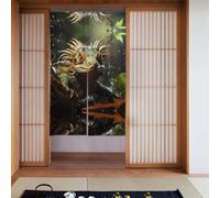 Spiny Lizards Printed Door Curtain, Room Divider Curtain, 34x56 inches, Suitable for Home Kitchens and Blackout Decorations