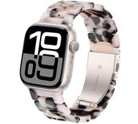 SPINYE Band Compatible with iWatch 42mm 44mm 45mm 46mm 49mm, Colorful Resin Replacement Bracelet Strap for Apple Watch Series 10/9 / 8 / Ultra / 7 / SE / 6/5 / 4/3 Women Men (Septarium)