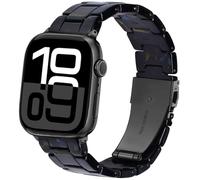 SPINYE Band Compatible with iWatch 42mm 44mm 45mm 46mm 49mm, Colorful Resin Replacement Bracelet Strap for Apple Watch Series 10/9 / 8 / Ultra / 7 / SE / 6/5 / 4/3 Women Men (Colorful black)