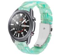 SPINYE Watch Bands Compatible with Samsung Galaxy Watch 46mm / Galaxy 3 45mm / Huawei Watch GT5 / GT5 Pro / GT4 / 4 Pro / GT3 / GT2 46mm, 22mm Colorful Resin Strap for Women Men (Jade)