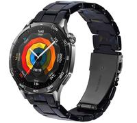 SPINYE Watch Bands Compatible with Samsung Galaxy Watch 46mm / Galaxy 3 45mm / Huawei Watch GT5 / GT5 Pro / GT4 / 4 Pro / GT3 / GT2 46mm, 22mm Colorful Resin Strap for Women Men (Colored black)
