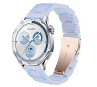 SPINYE Watch Bands Compatible with Samsung Galaxy Watch 46mm / Galaxy 3 45mm / Huawei Watch GT5 / GT5 Pro / GT4 / 4 Pro / GT3 / GT2 46mm, 22mm Colorful Resin Strap for Women Men (Mermaid blue)