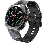 SPINYE Watch Bands Compatible with Samsung Galaxy Watch Ultra 47mm 2025/2024, No Gap Soft Printing Pattern Silicone Strap Wristband for Samsung Galaxy Watch Ultra 2 / Ultra 47mm, Camo digital