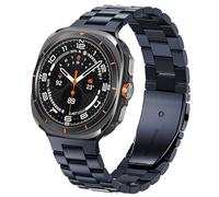 SPINYE Watch Bands Compatible with Samsung Galaxy Watch Ultra 47mm, No Gap Solid Stainless Steel Metal Band Reolacement Strap for Galaxy Watch 7 Ultra 47mm (2024) Women Men, Titanium rock grey