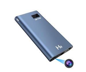 SpionProfi 2K Mini Camera, Video Sound Recording Power Bank Surveillance Camera Portable Small Camera Cam