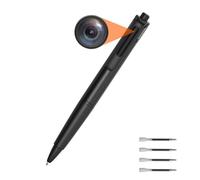 SpionProfi 4K Mini Camera, Video Ballpoint Pen Surveillance Camera Portable Small Pen Camera