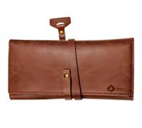 SPIPER PU Leather Tobacco Pipe Bag, Purely Handmade, 7 Bags with Various Functions, Leather Tobacco Pouch, Pipe Tool Bag, Tobacco Deodorant Bag, Great Gift (Brown)