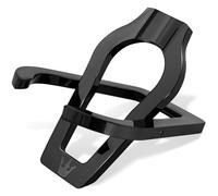 SPIPER Tobacco Smoking Pipe Stand Holder - Stainless Steel Portable Foldable - For Single Pipe(Black)