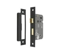 Spira Brass 2.5" Ce 3 Lever Bathroom Lock Fd60 - Gunmetal Grey