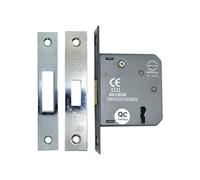 Spira Brass 2.5" Ce 3 Lever Dead Lock - Polished Chrome