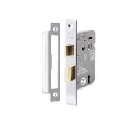Spira Brass 2.5" Ce 3 Lever Mortice Sash Lock Fd60 - Nickel Plated