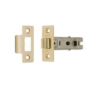Spira Brass 3" Ce Bolt Through Tubular Latch Electro Brass