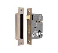 Spira Brass 3" Ce Euro Profile Mortice Sash Lock - Aged Brass