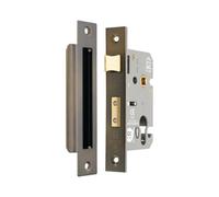 Spira Brass 3" Ce Euro Profile Mortice Sash Lock - Aged Bronze