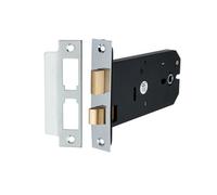 Spira Brass 3 Lever Horizontal Sash Lock 6" Polished Chrome