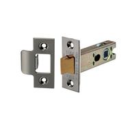 Spira Brass 4" H/d Tubular Latch Ce - Black Nickel