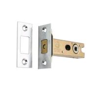 Spira Brass 4" Tubular Dead Bolt - Satin Chrome