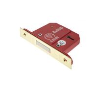 Spira Brass 5 Lever Bs3621 Dead Lock - 76mm Polished Chrome