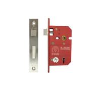 Spira Brass 5 Lever Bs3621 Sash Lock - 63mm Satin Nickel