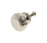 Spira Brass Beehive Large 40mm Cupboard Knob Polished Nickel