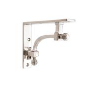 Spira Brass Beehive Small Shelf Bracket Polished Nickel (Sold In Pairs)