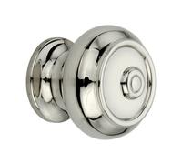 Spira Brass Bloxwich Small 30mm Cupboard Knob Polished Nickel
