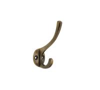 Spira Brass Brass Coat Hook - 87mm Antique