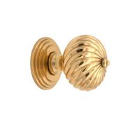 Spira Brass Burcot Mortice Door Knob Polished Brass