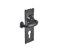 Spira Brass Burford Lever Euro Cylinder Handles