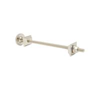 Spira Brass Cast Iron Radiator Brass Wall Stay Bracket Polished Nickel