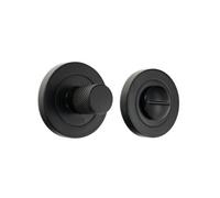 Spira Brass Connaught Knurled Turn & Release Matt Black