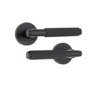 Spira Brass Connaught Lever On Rose Matt Black