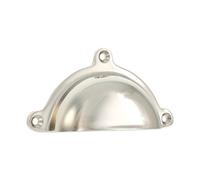 Spira Brass Cottage Drawer Cup Pull Polished Nickel