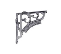 Spira Brass Covent Garden Shelf Bracket Black (Sold In Pairs)