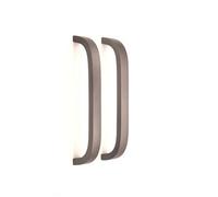 Spira Brass Curve Bar Cabinet Handle Gunmetal Grey Small