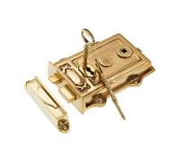 Spira Brass Davenport Rim Lock Polished Brass