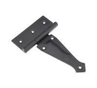 Spira Brass Decorative 4" Hinge Black