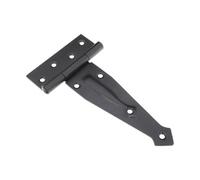 Spira Brass Decorative 6" Hinge Black