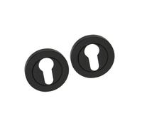 Spira Brass Euro Profile Escutcheon Gunmetal Grey