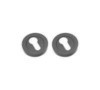 Spira Brass Euro Profile Escutcheon Matt Black