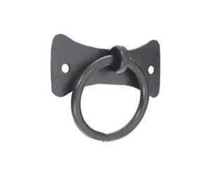 Spira Brass Flamingo Ring Drop Pull Matt Black