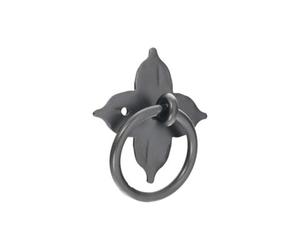 Spira Brass Floret Ring Drop Pull Matt Black