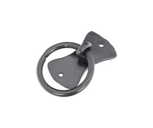 Spira Brass Flutur Ring Drop Pull Matt Black